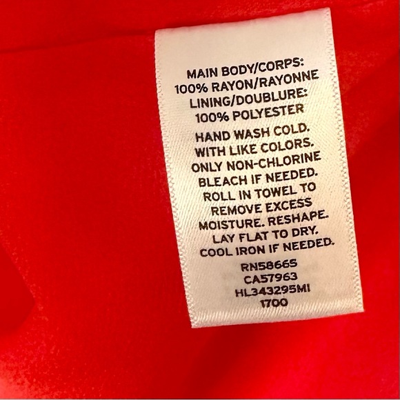 Chelsea28 Red Sleeveless Dress with Crisscross Strappy Back - Size: Medium - Picture 3 of 7